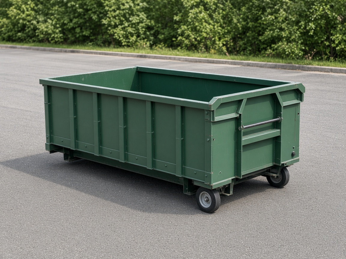 10 yard roll-off dumpster, not a photo of this company